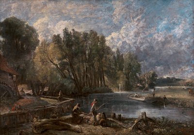 Stratfordin tehdas, 1819-1820. tekijältä John Constable