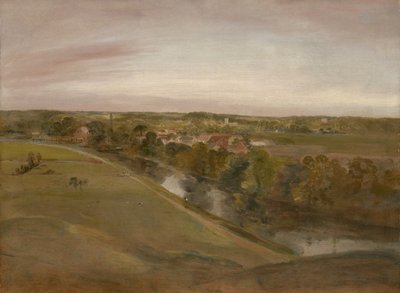 Stratford Saint Mary Coombsista, n. 1800 tekijältä John Constable