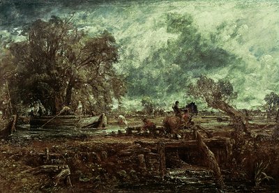 Study for The Leaping Horse, n. 1825 tekijältä John Constable