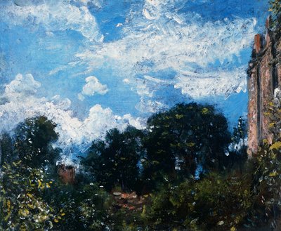 Taivaan ja puiden tutkimus (öljy kankaalle) tekijältä John Constable