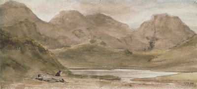 Sty Head Tarn, 12. lokakuuta 1800 tekijältä John Constable