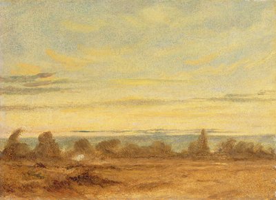Kesä - Iltamaisema (öljy kankaalle) tekijältä John Constable