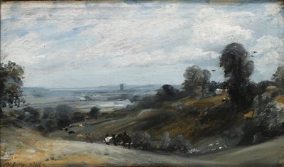 Dedhamin laakso Langhamista, 1812 tekijältä John Constable