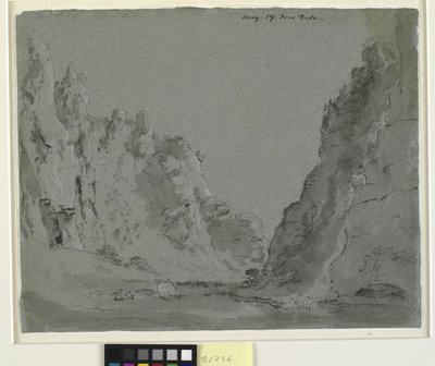 Laakson maisema. Dove Dale tekijältä John Constable