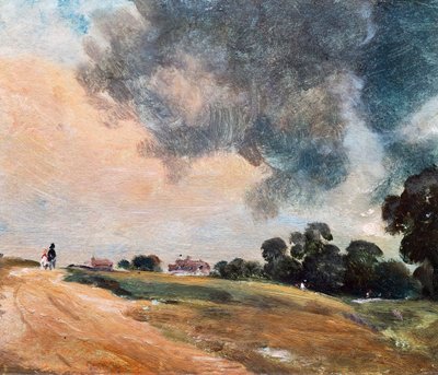 Näkymä Hampsteadista, katsoen suoraan itään tekijältä John Constable