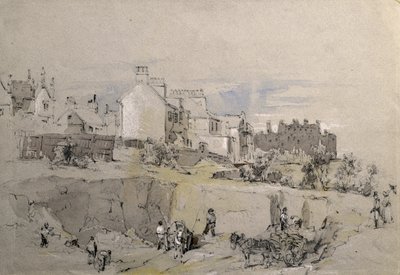 Park Street, Camden Town, n. 1836-39 (kynäpiirros) tekijältä John Cooke Bourne