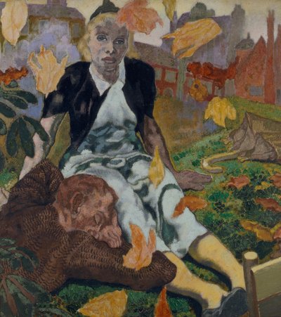 Syksyn lehdet (öljy kankaalle) tekijältä John Copley
