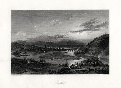 Perth, Australia, 1800-luku tekijältä John Cousen