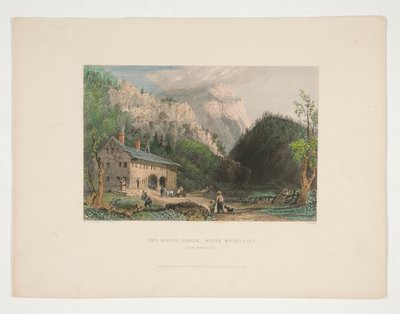 The Notch House, White Mountains, New Hampshire, kuvitus Nathaniel Parker Willisille tekijältä John Cousen