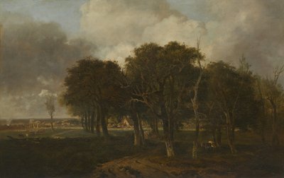 Oboe Common, Norfolk, luultavasti n. 1810. tekijältä John Crome