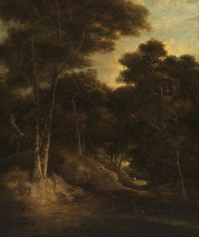Maisema - Puun reuna, n. 1800-20 tekijältä John Crome