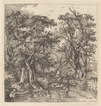 Road Scene, Hethersett tekijältä John Crome