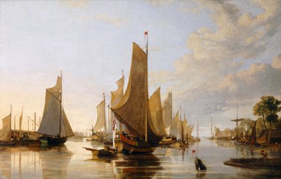"Yarmouth Water Frolic", 1821 tekijältä John Crome