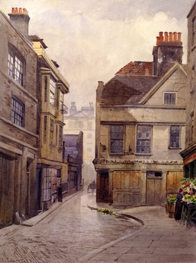 Bartholomew Close, Lontoo, 1889 tekijältä John Crowther
