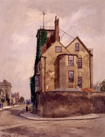 Canonbury Tower, Islington, Lontoo, 1887 tekijältä John Crowther