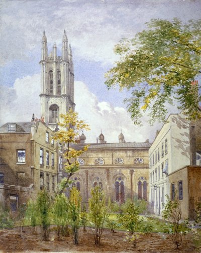 Pyhän Mikaelin kirkko, Cornhill, Lontoo, 1882. tekijältä John Crowther