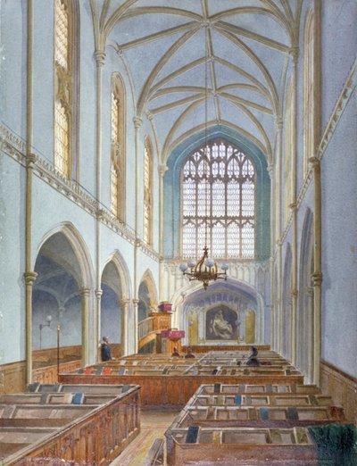 Sisäkuva ranskalaisesta protestanttisesta kirkosta St Martin
