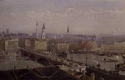 London Bridge näyttää monumenttia tekijältä John Crowther