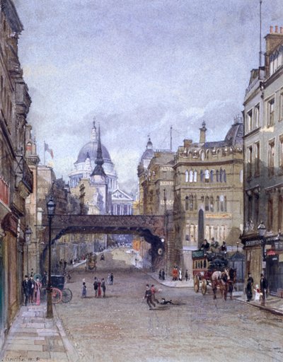 Ludgate Circus, Lontoo, 1881 tekijältä John Crowther