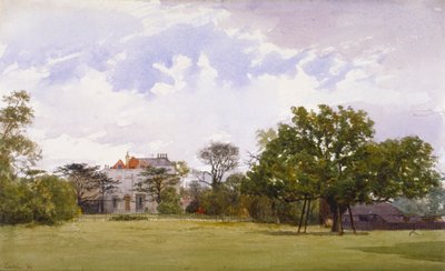 Sivukuva Turret Housesta, Lambeth, Lontoo, 1880 tekijältä John Crowther