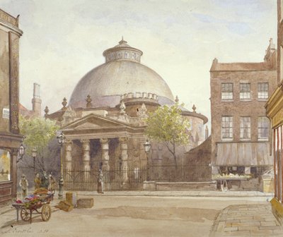 Spa Fields Chapel, Exmouth Street, Finsbury, Lontoo, 1886 tekijältä John Crowther