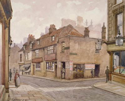 Angel-pubi, Bermondsey, Lontoo, 1887 tekijältä John Crowther