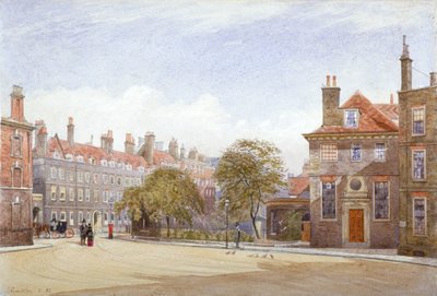 Näkymä New Innille, Wych Street, Westminster, Lontoo, 1882. tekijältä John Crowther