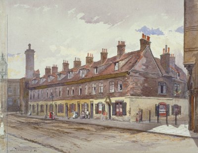 Näkymä Old Pye Streetille, Westminster, Lontoo, 1883 tekijältä John Crowther