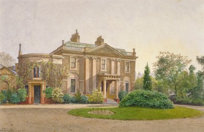 Näkymä Carroun Housen edestä, South Lambeth Road, Lambeth, Lontoo, 1887 tekijältä John Crowther
