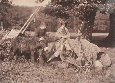Mustalaiset, 1853-56. tekijältä John Dillwyn Llewelyn