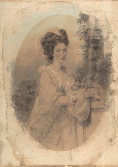 Isabella Hunter, taiteilijan serkku, 1781. tekijältä John Downman