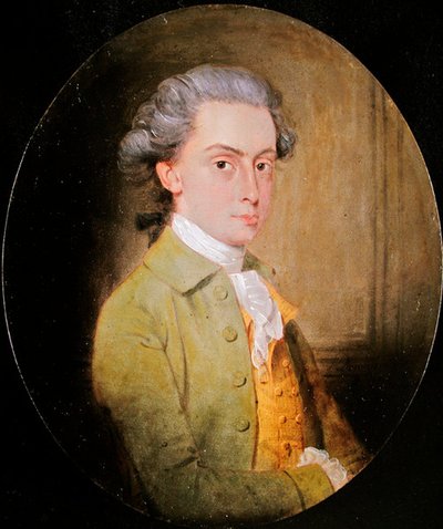 John Heigham of Humstanin muotokuva (öljy paneelissa) tekijältä John Downman