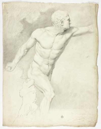 Borghese-gladiaattori Rooman patsaasta tekijältä John Downman