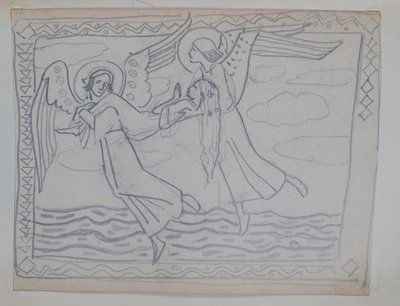 Nimetön [Study for St Bride tekijältä John Duncan