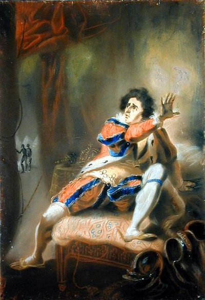 John Philip Kemble (1757-1823) - Shakespearen Richard III (pastelli vellum) tekijältä John Eckstein