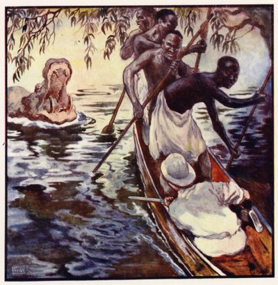 Hän ryntäsi avoleukaisena pienessä simpukankuoressamme (värinen lito) tekijältä John Edwin Noble