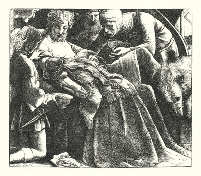 Unelma reiluista naisista (kaiverrus) tekijältä John Everett (after) Millais
