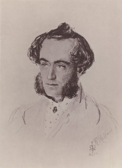 John Leech (kaiverrus) tekijältä John Everett (after) Millais