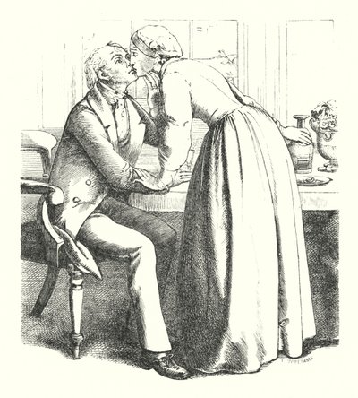 Millerin tytär (kaiverrus) tekijältä John Everett (after) Millais