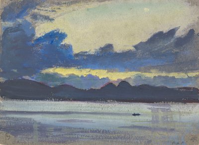 Merimaisema, Guadeloupe, 1800-luvun loppu - 1900-luvun puoliväli (akvarelli, guassi, grafiitti, paperi). tekijältä John Everett