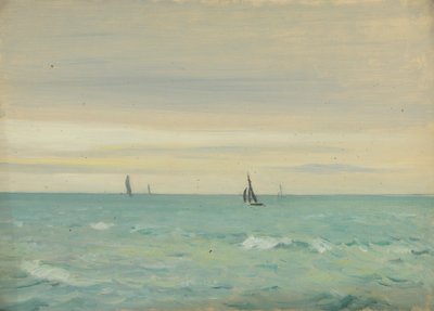 Merimaisema, 1800-luvun loppupuoli - 1900-luvun puoliväli (öljy kartongille) tekijältä John Everett