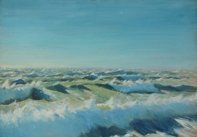 Merimaisema, 1800-luvun loppu - 1900-luvun puoliväli (öljy paperille) tekijältä John Everett