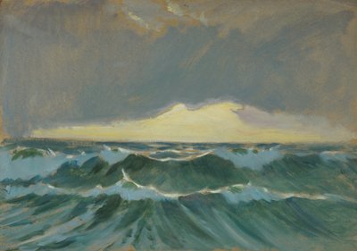 Merimaisema, 1800-luvun loppu - 1900-luvun puoliväli (öljy paperille) tekijältä John Everett