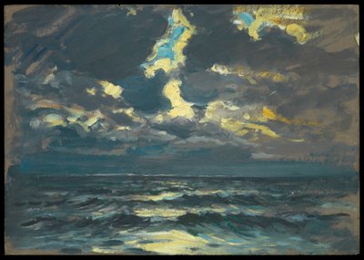 Merimaisema, 1800-luvun loppu - 1900-luvun puoliväli (öljy paperille) tekijältä John Everett