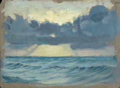 Merimaisema, 1800-luvun loppu - 1900-luvun puoliväli (öljy paperille) tekijältä John Everett