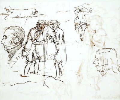 Opintolehti John Ruskinin (1819-1900) ja William Millaisin kanssa tekijältä John Everett Millais