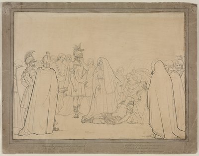 Aeneas näytti Pallaksen ruumiin Vergiliusin "Aeneista" tekijältä John Everett Millais