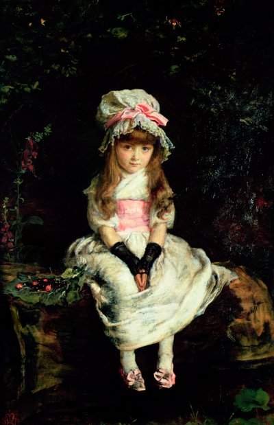 Kirsikka kypsä, 1879 tekijältä John Everett Millais