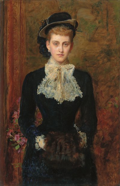Kreivitär de Pourtales, entinen rouva, 1876 tekijältä John Everett Millais