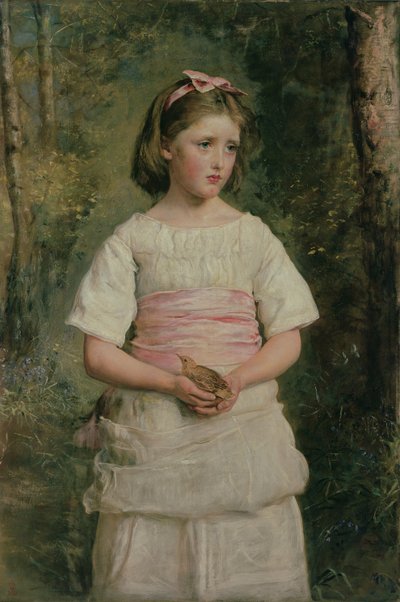 Pudonnut pesästä tekijältä John Everett Millais